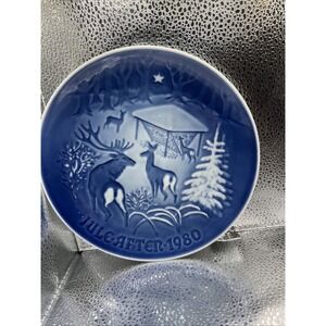 Bing & Grondahl 1980 Christmas Plate – Excellent Condition